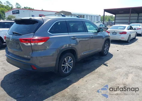 2017 Toyota Highlander Xle z USA, uszkodzony, nr VIN 5TDJZRFH6HS415733